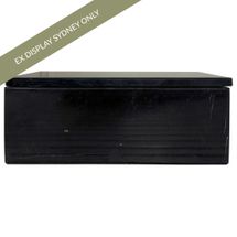 Everly Marble Storage Box - Large Black - OUTLET NSW