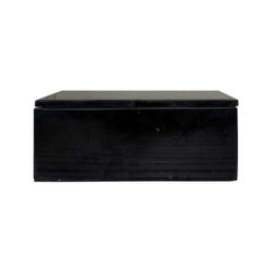 Everly Marble Storage Box - Medium Black - OUTLET NSW