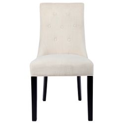 London Dining Chair Set of 2  - Natural Linen - OUTLET QLD