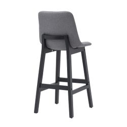 Jermaine Bar Stool Set of 2 - Stone Grey