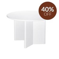 Montauk Round Dining Table - 1.2m White
