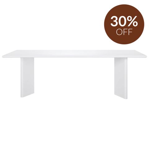 Montauk Dining Table - 2.4m White