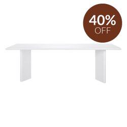Montauk Dining Table - 2.4m White