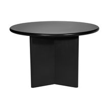 Montauk Round Dining Table - 1.2m Black