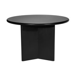 Montauk Round Dining Table - 1.2m Black