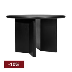 Montauk Round Dining Table - 1.2m Black