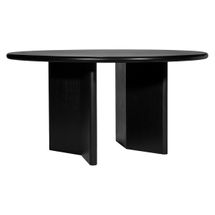 Montauk Round Dining Table - 1.5m Black