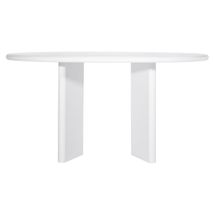 Montauk Round Dining Table - 1.5m White