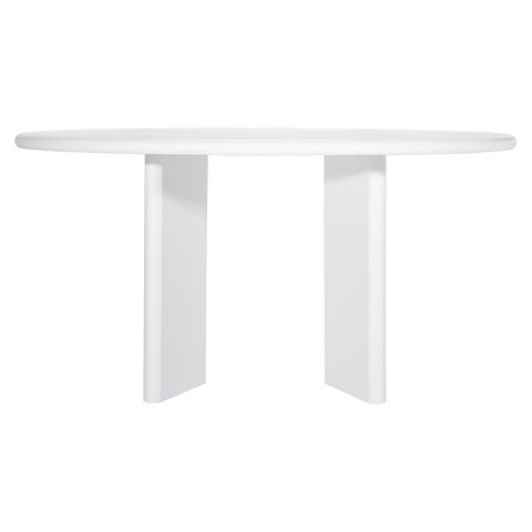 Montauk Round Dining Table - 1.5m White