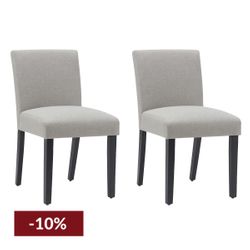 Christie Dining Chair Set of 2 - Taupe