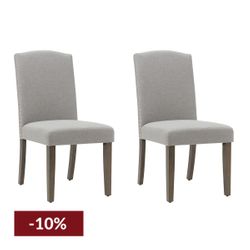 Lethbridge Dining Chair Set of 2 - Taupe