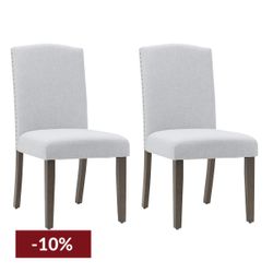 Lethbridge Dining Chair Set of 2 - Dusk Grey