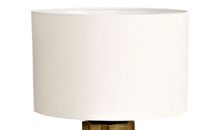 Peniche Table Drum Shade - White