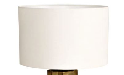 Peniche Table Drum Shade - White