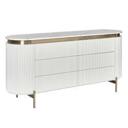 Demarco 6 Drawer Chest - White