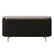 Demarco 6 Drawer Chest - Black