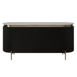 Demarco 6 Drawer Chest - Black