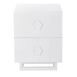 Alton Bedside Table - Small White