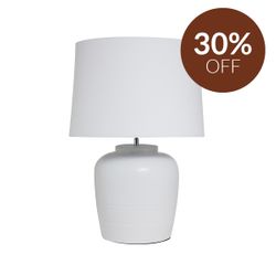 Levanzo Table Lamp - White