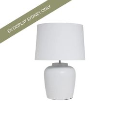 Levanzo Table Lamp - White - OUTLET NSW
