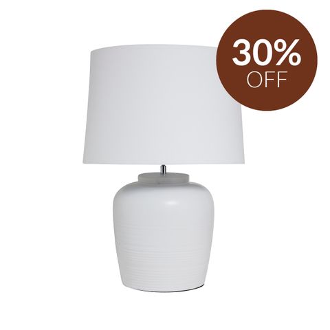 Levanzo Table Lamp - White