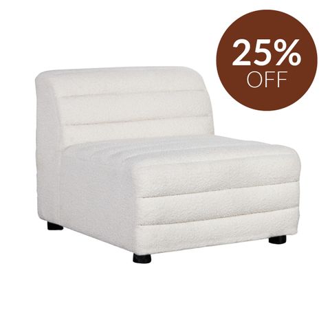Colorado Occasional Chair - White Boucle