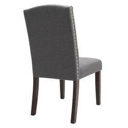 Lethbridge Dining Chair Set of 2  - Light Grey - OUTLET NSW