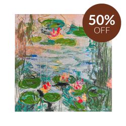 Wild Lillies Enhanced Canvas Print