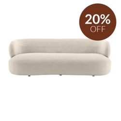 Greenwich 3 Seater Sofa - Natural Chenille