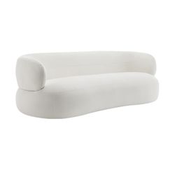 Greenwich 3 Seater Sofa - White Chenille