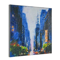 City Nights Enhanced Canvas Print