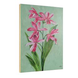 Pink Orchid Enhanced Canvas Print