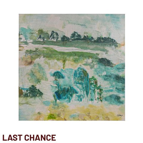 Calm Oasis Series II Enhanced Canvas Print