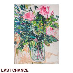 Romantic Bouquet Enhanced Canvas Print