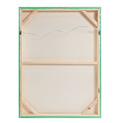 Green Budgie Enhanced Canvas Print