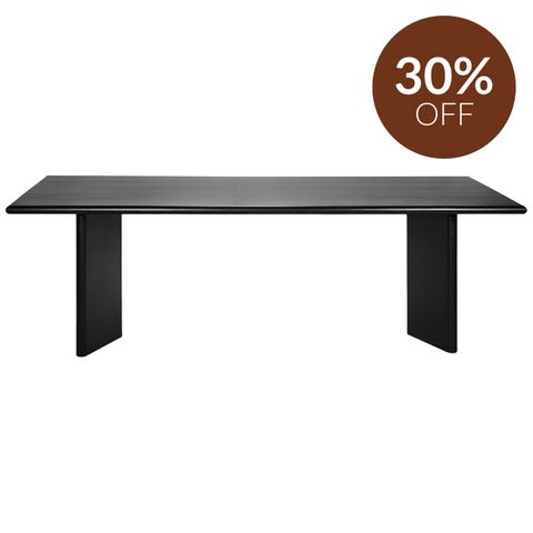 Montauk Dining Table - 2.4m Black