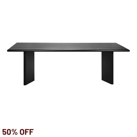 Montauk Dining Table - 2.4m Black - OUTLET NSW