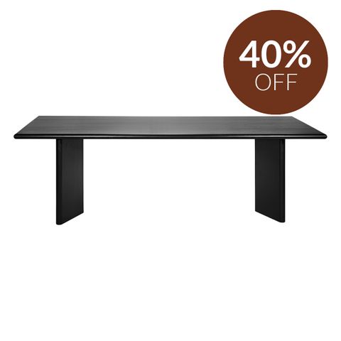 Montauk Dining Table - 2.4m Black