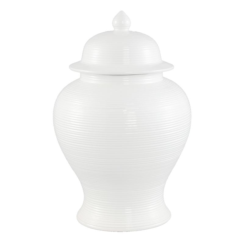 Salvador Temple Jar - Medium White - OUTLET NSW