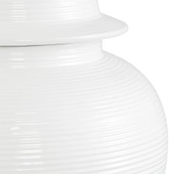 Salvador Temple Jar - Medium White - OUTLET NSW