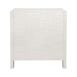 Astley Upholstered Bedside Table - Natural