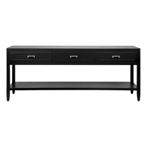 Soloman Console Table - Large Black