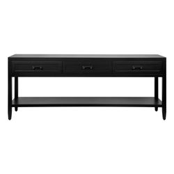 Soloman Console Table - Large Black