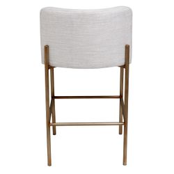 Leon Kitchen Stool - Natural Linen