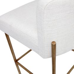 Leon Kitchen Stool - Natural Linen