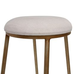 Annie Kitchen Stool - Natural Linen