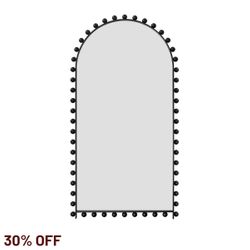 Birchgrove Floor Mirror - Black