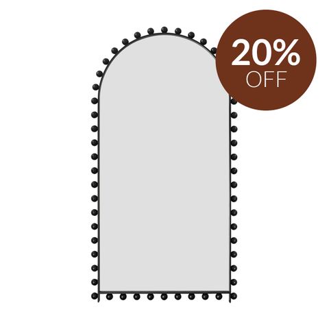 Birchgrove Floor Mirror - Black