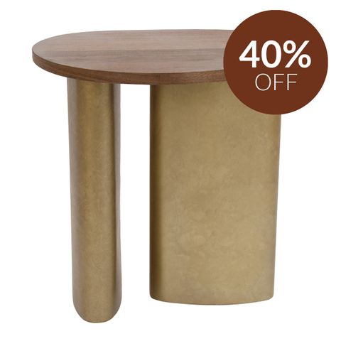 Audrey Large Side Table - Walnut