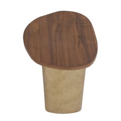 Audrey Small Side Table - Walnut